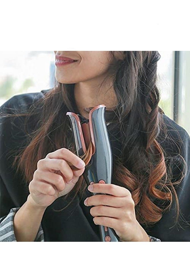 tornado gold Automatic Curling Iron Professional Hair Curler  Black/Rose Gold 660g - Image 4