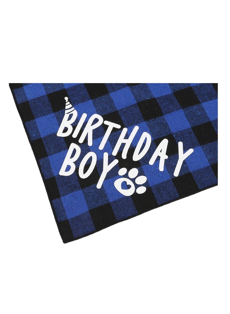 SYOSI Dog Birthday Party Supplies, Pet Birthday Birthday Bandana Set Dog Birthday Bandana Triangle Scarf Party Supplies Decorations - Image 2