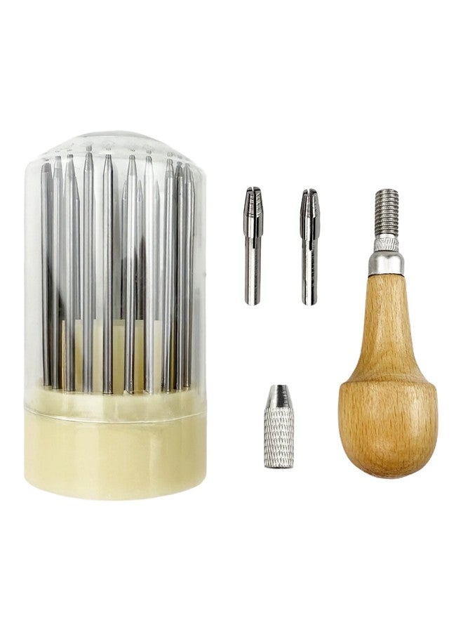 Flylin 23Pcs Beading Tools, Metal Handmade Beader Set for Diamond Stone, Professional Jewelry Setting Graver, Stone Setting Beading Tool Kit for DIY Crafting Jewelry Making - Image 1