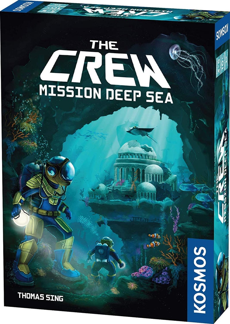Thames & Kosmos The Crew - Mission Deep Sea | Card Game | Cooperative | 2 to 5 Players | Ages 10+ | Trick-Taking | 32 Levels of Difficulty | Endless Replayability - Image 1