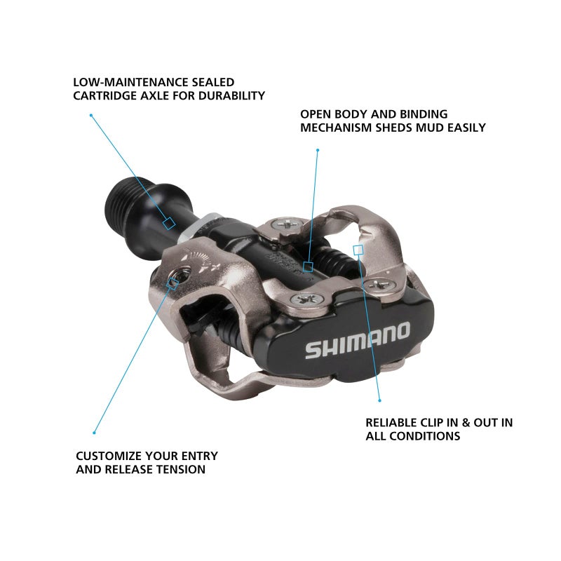 SHIMANO بدال شيمانو PD-M540 SPD للسباقات على الطرق الوعرة - Image 2