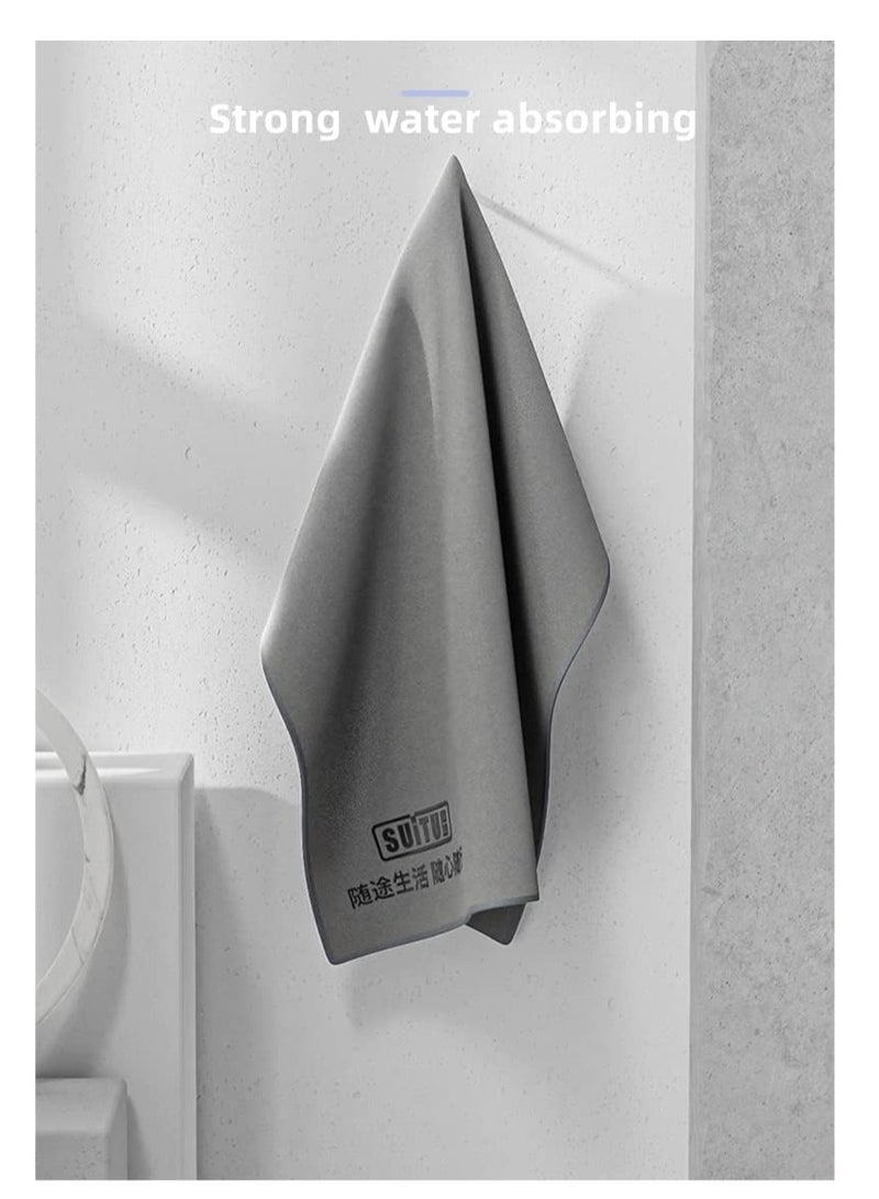 14inch*30inch Thicked two sided coral velvet water absorbing car towel microfiber scratch free cleaning towel for car - Image 2