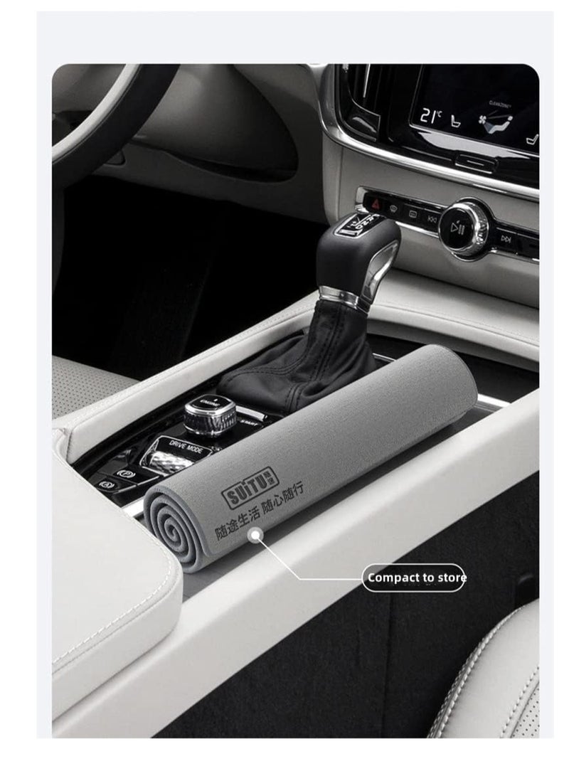 14inch*30inch Thicked two sided coral velvet water absorbing car towel microfiber scratch free cleaning towel for car - Image 5