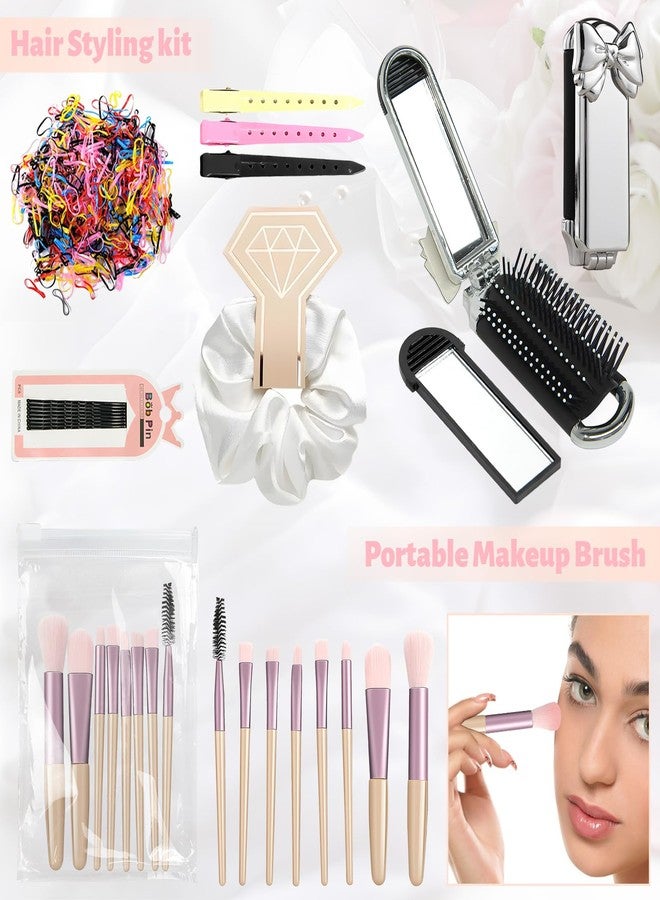 Eclatbox Women's Wedding Emergency Kit for Bride Wedding Survival Set with Makeup Bag, 42 Pc Wedding Daily Travel Essential Items - Image 5