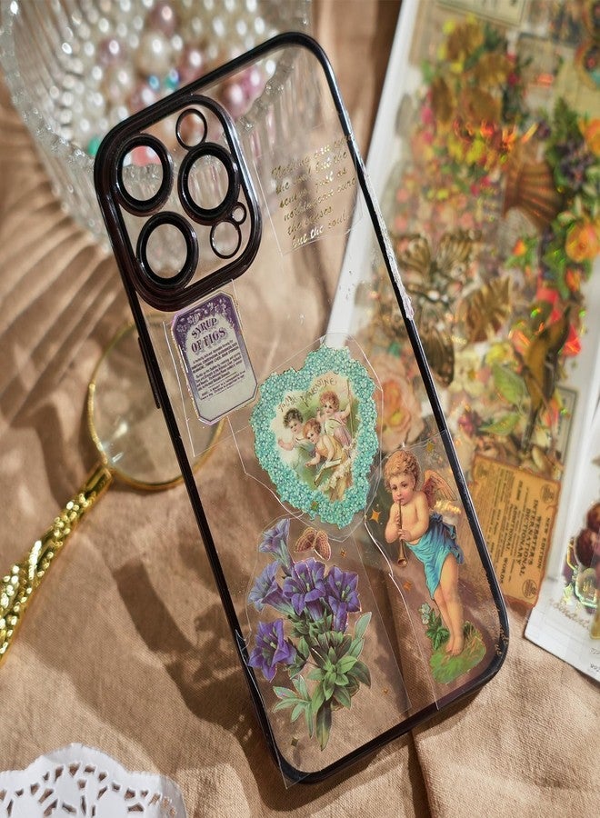 DEOXY مجموعة من 4 ملصقات إسفنجية بتصميمات متنوعة من ديوكسي، مناسبة للأسطح البلاستيكية، سلسلة شيوي، ثلاثية الأبعاد، مزينة برسومات ليزرية، مستوحاة من الطراز الأوروبي والأمريكي الكلاسيكي، مصنوعة من مواد لاصقة ذاتية، طولها 8 سم. - Image 5