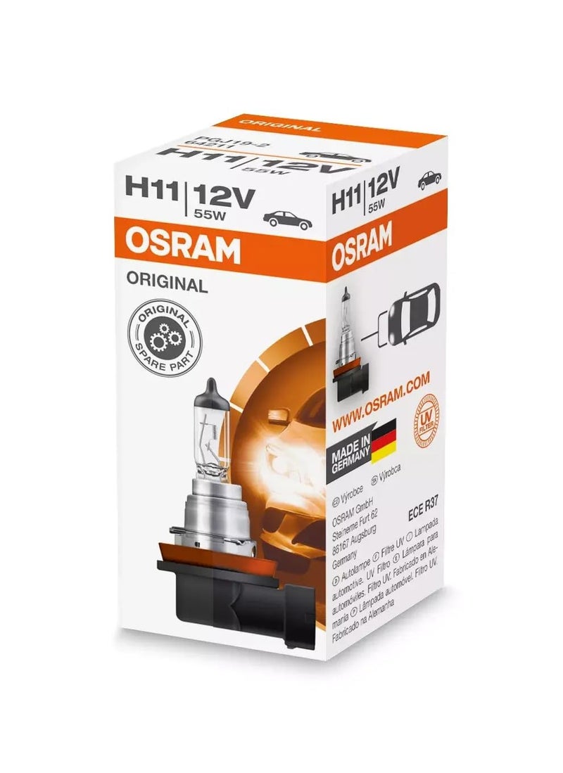 OSRAM ORIGINAL H11, halogen-headlamp bulb, 64211, 12V, folding carton box (1 piece) - Image 4