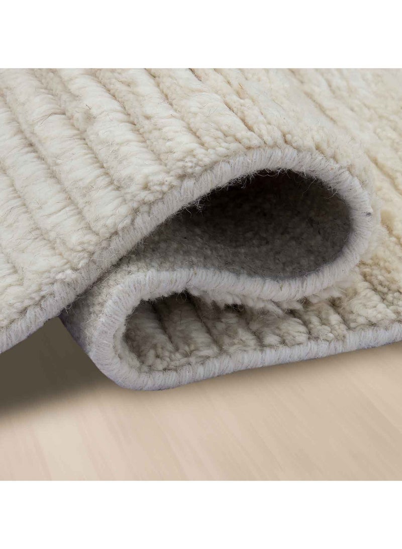 HERITAGE -WOOL RUG- 150X230 CMS - IVORY - Image 3