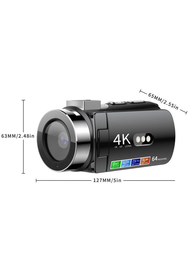 Generic D9 HD WiFi Digital Camera Infrared Colorful Night Vision 4K Wireless Mac Retro Filter Beauty Camera-Body Color:Fill Light  - Image 5