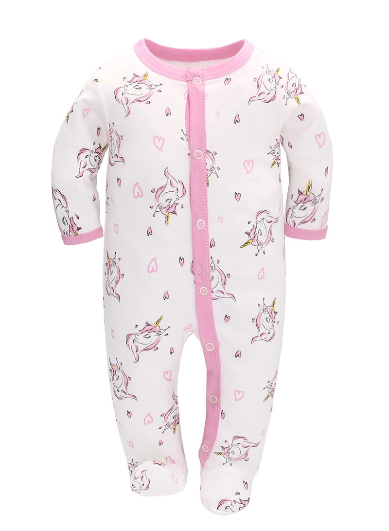 Miracle Baby 3 PCS Clothing sets  Baby Rompers 100% Cotton Baby onesies Newborn pajamas Toddler Girl Clothing - Image 5