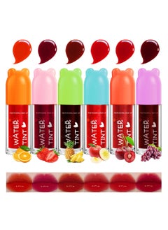 Excefore Lip Tint Stain Set 6 Colors Fruit Watery Matte Tint for Lip  - Image 1