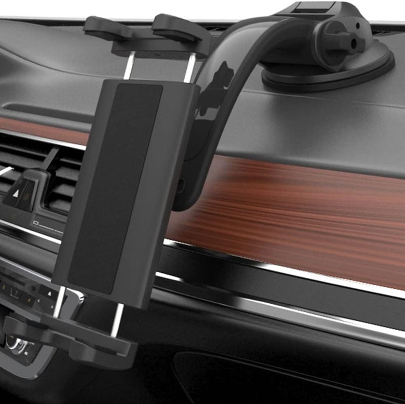 Cuxwill Tablet Mount Car Dashboard Holder for 4-13" Devices with Strong Suction Cup - Image 1