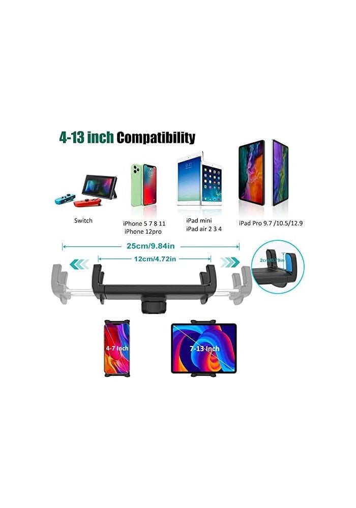 Cuxwill Tablet Mount Car Dashboard Holder for 4-13" Devices with Strong Suction Cup - Image 3