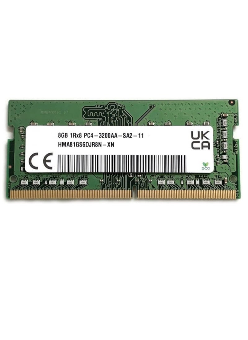 8GB DDR4 3200MHz SODIMM Laptop RAM – 1Rx8 PC4-25600 260-Pin Memory Module for Dell, HP, Lenovo and More 