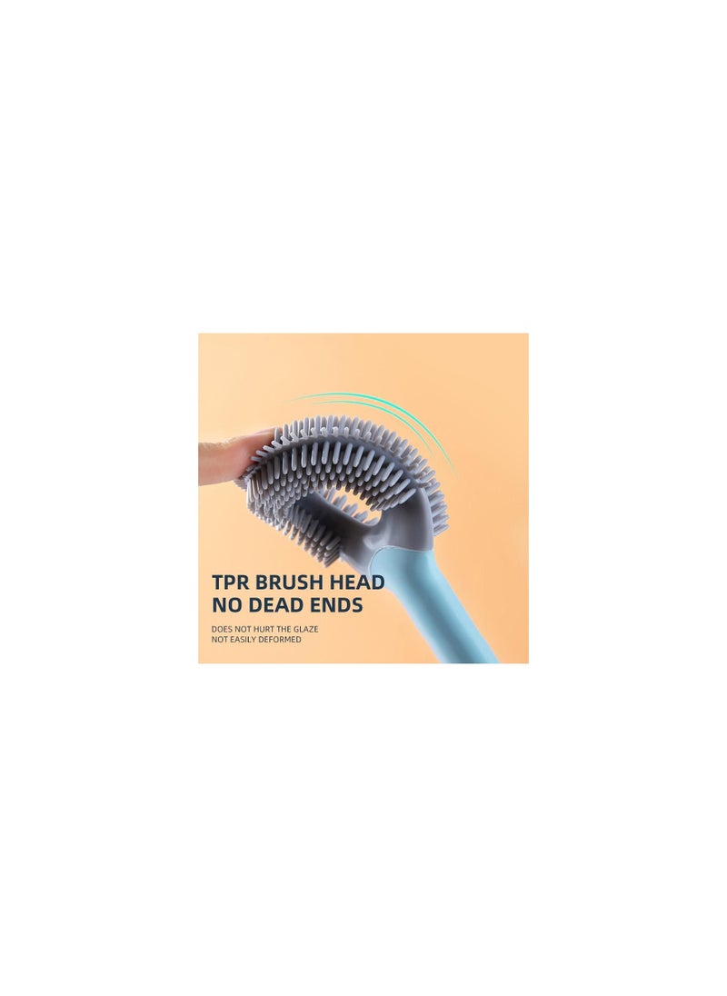 Spaceshoop - The flexible silicone toilet brush reaches the hardest places for a complete and effective clean - Image 1