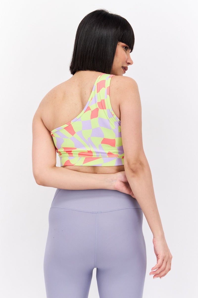 PUMA Women Non Padded Sports Bra, Lime - Image 3