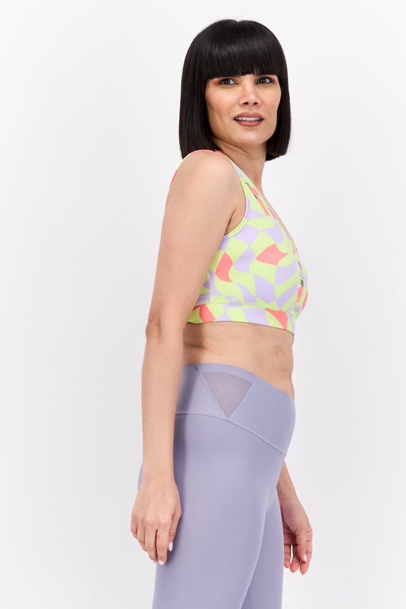 PUMA Women Non Padded Sports Bra, Lime - Image 4
