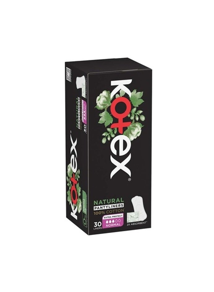 Kotex Liners Normal Natural 30 S