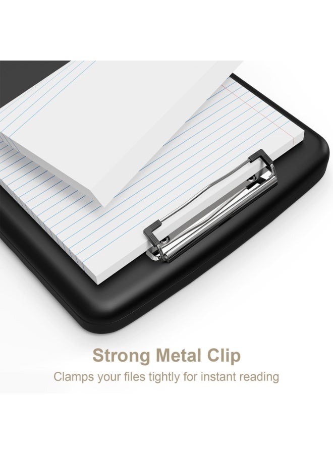 PTTIMFFM Portable Nursing Clipboard with Storage & Pen Case, Featuring Secure Clip and 2 Professional 0.5 mm Gel Pens for Hospitals, Offices, Classrooms & On-the-Go Field Use - Image 5