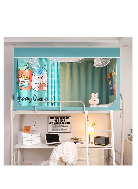 Class A Printed Shading Bed Curtain For Mother And Child Bed Mosquito Net For Home Children And Baby Anti-fall Anti-mosquito Up And Down Student Dormitory