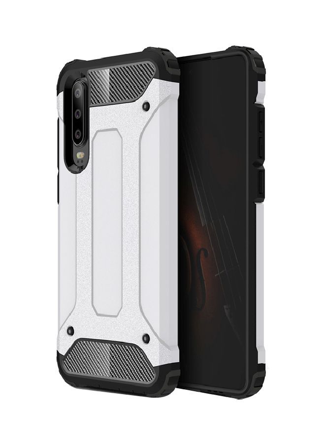 NIBEMINENT Armor Case Cover For Huawei P30 White - Image 1
