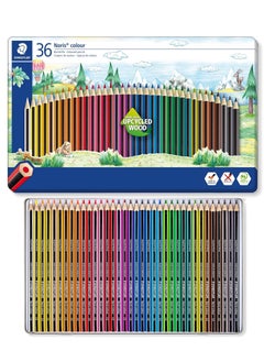 STAEDTLER 36-Piece Noris Colouring Pencils In Metal Box Multicolour  - Image 1