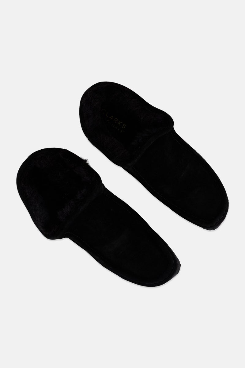 clarks Women Slip On Casual Shoes, Black - Image 4