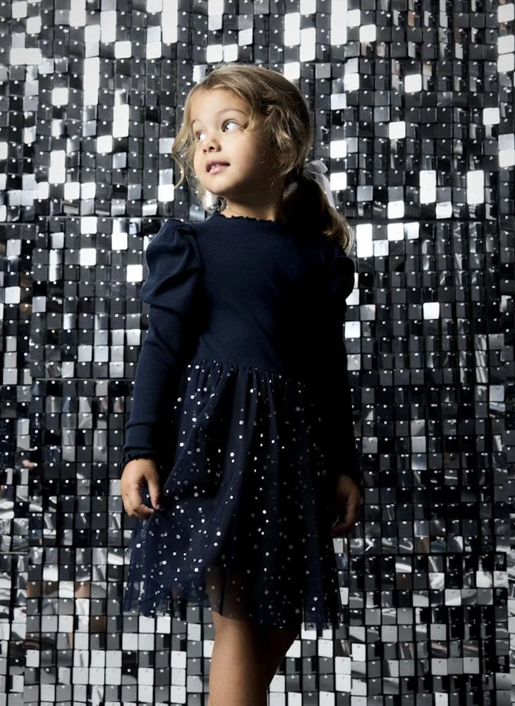 نيم ات Sparkle Tulle Dress