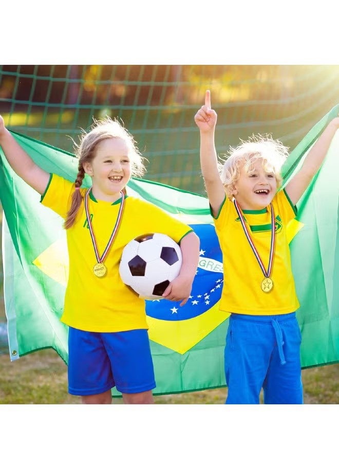 واي جيه 30 قطعة من الأطفال الفائزين بميداليات، ميداليات بلاستيكية ميداليات ذهبية بالشريط، ميداليات اليوم الرياضي لأوسمة الحفل للأطفال، جوائز المنافسة الرياضية - Image 5