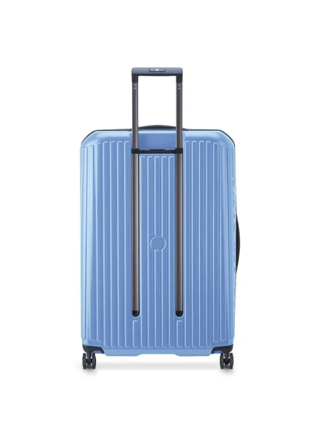 DELSEY Paris Securtime Zip 77 cm Top Opening 4-Wheel Expandable Suitcase - Lavender Blue