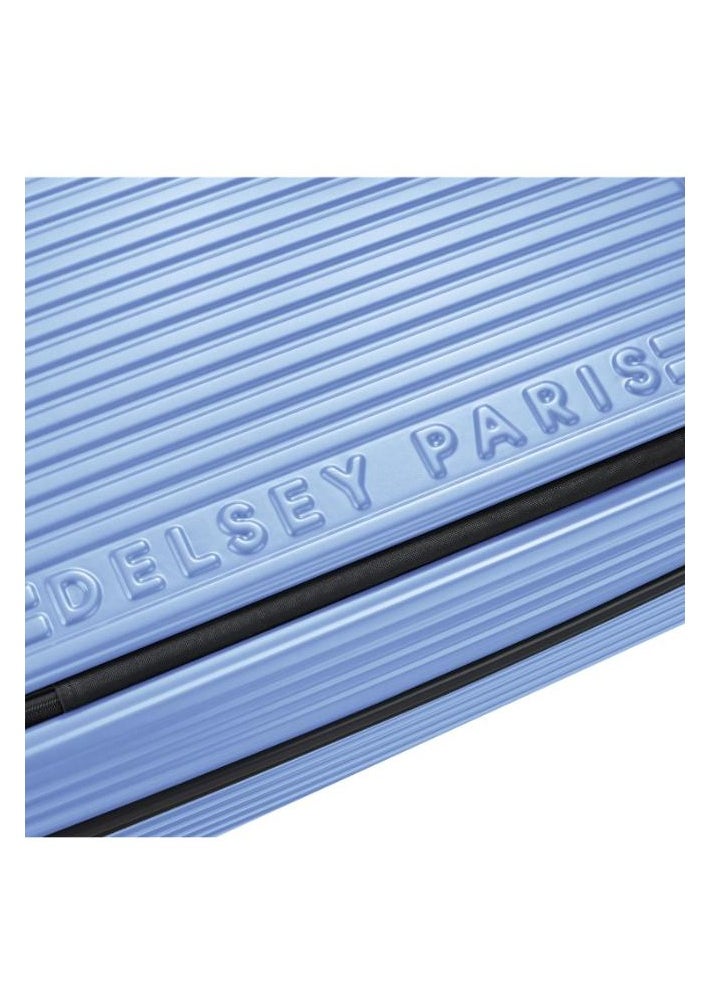 DELSEY Paris Securtime Zip 77 cm Top Opening 4-Wheel Expandable Suitcase - Lavender Blue  - Image 4