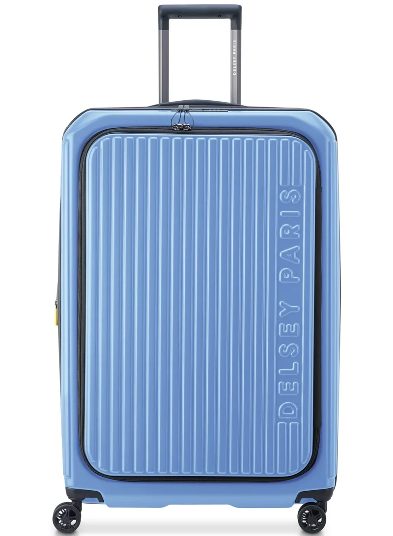 DELSEY Paris Securtime Zip 77 cm Top Opening 4-Wheel Expandable Suitcase - Lavender Blue