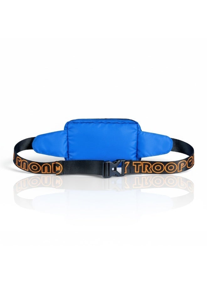 Monkey Troopers Webby Fanny Pack for Men Women Blue Waist Belt Bag Bum Pouch for Travelling Walking Running Gym Picnic Camping - Image 5