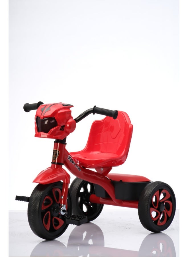 Kids Tricycle with Music & Light, Steel Frame 25-S702R