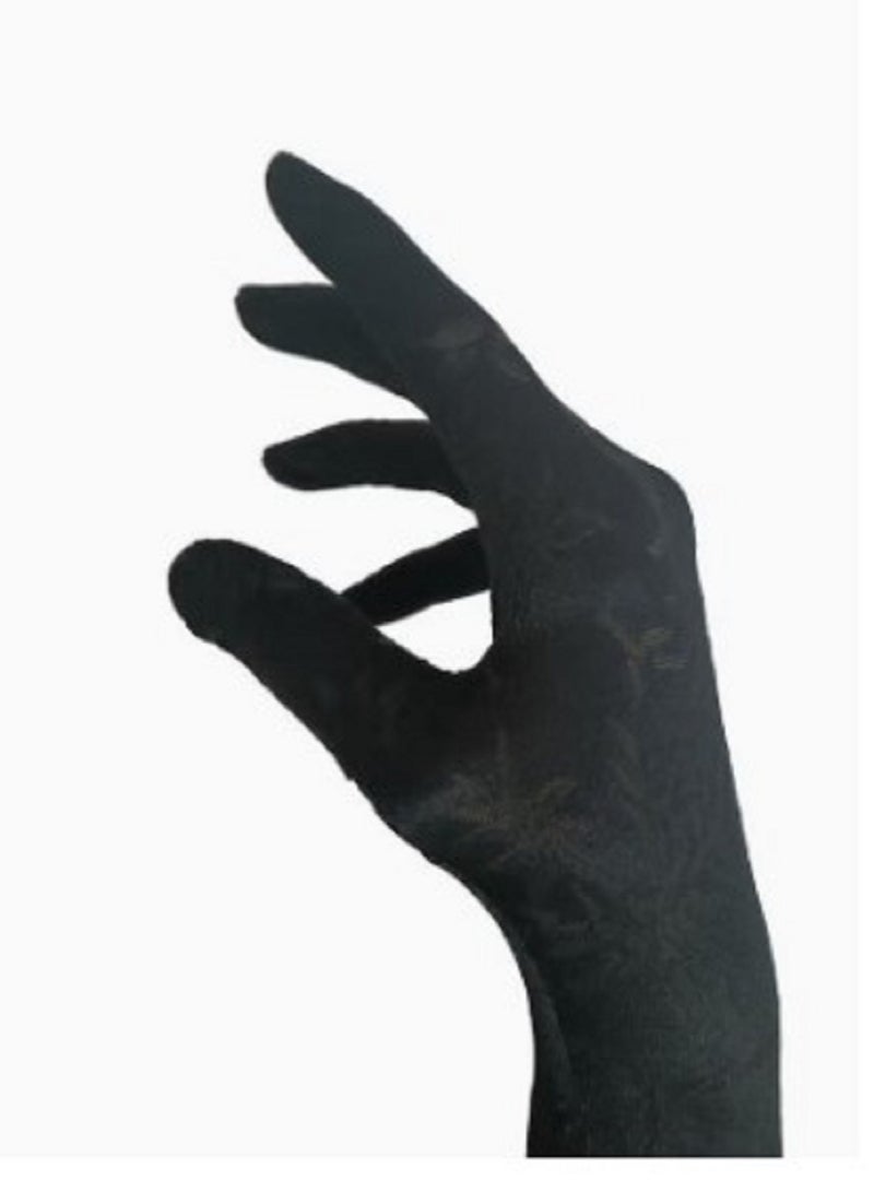 قفازات بأكمام للنساء والفتيات مع نقشة لطيفة ناعمة ومريحة قابلة للتمدد ستغطي ذراعيك وتناسب جميع ملابسك - Image 3