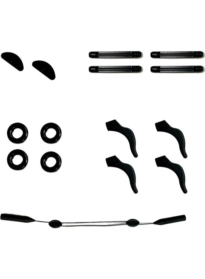 SYNSYB SYNSYB Ear Gripper Holders for Eyeglass Nose Pads Silicone Anti -Slip Glasses Eyeglasses Temple Tips Sleeve Retainer Extender for Eye Glasses Sunglasses of Adults - Image 1
