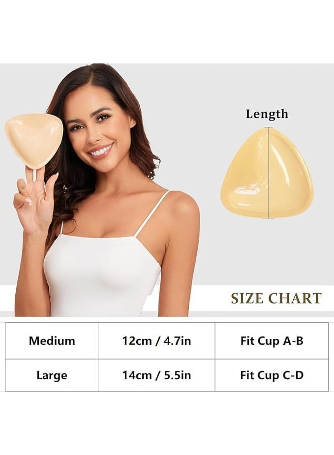 Double-Sided Sticky Bra Pads, Inserts Ultra Instant Lift Bra, Inserts Push up Bikini Pad, for Swimsuit Sports Bra - Image 4