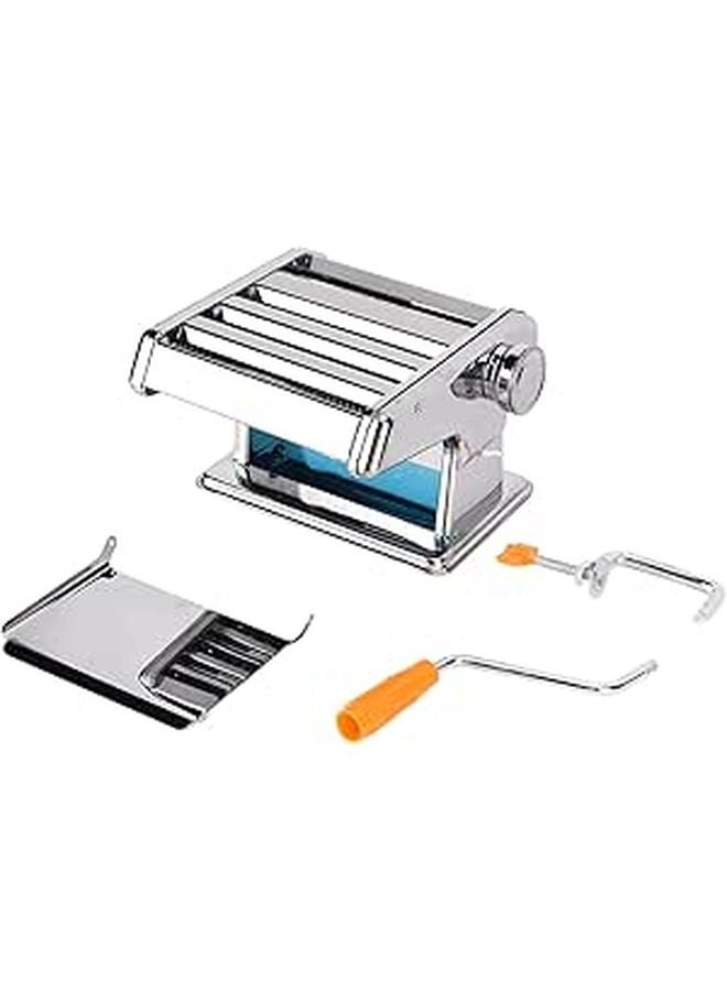 Stainless Steel Manual Pasta Machine 3 Blade Noodle Maker Dough Sheeter Pressing Kitchen Tool - Image 1