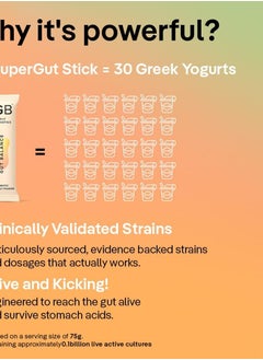 The Good Bug The Good Bug Gut Balance SuperGut Stick for Gut Health 30 Days Pack (Pack of 3)  - Image 5