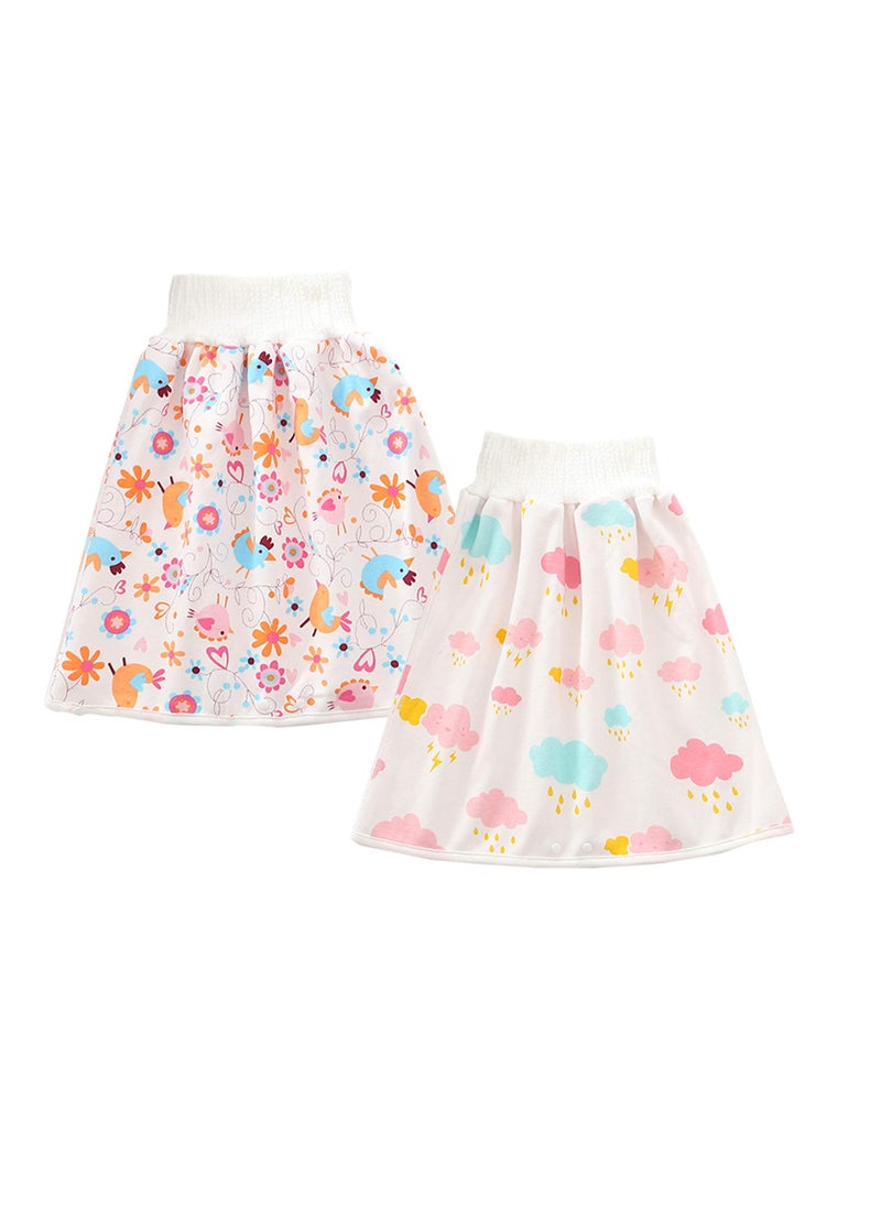 SYOSI Diaper Pants for Baby Cotton Training Pants Diaper Skirt Shorts Waterproof Cloth Diapers Night Time  - Image 1