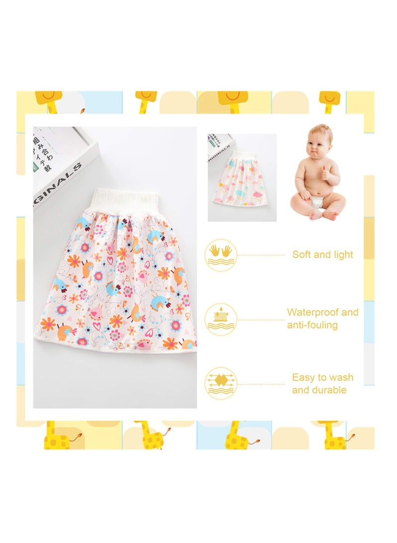 SYOSI Diaper Pants for Baby Cotton Training Pants Diaper Skirt Shorts Waterproof Cloth Diapers Night Time  - Image 5