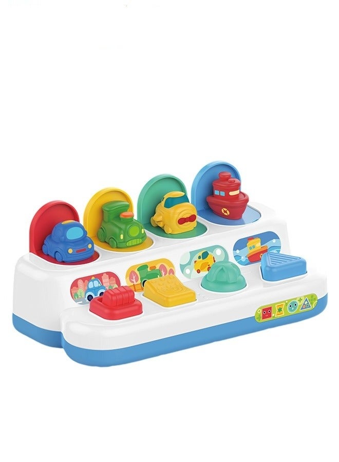 MIXDE Pop Up Cause and Effect Toy with ons Colors for Kids,Developmental Toys with Color Sorting Animal Toys Suitable for Toddlers Learning Educational Montessori Toys  - Image 1