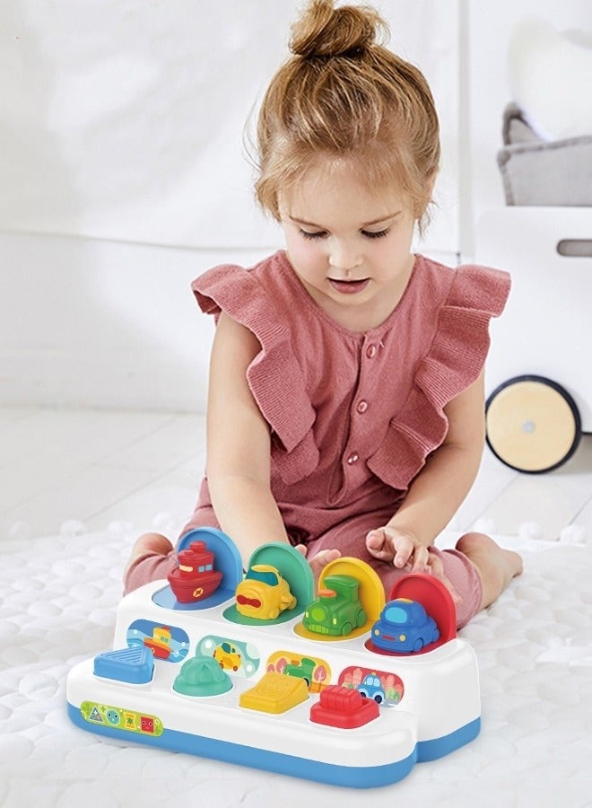 MIXDE Pop Up Cause and Effect Toy with ons Colors for Kids,Developmental Toys with Color Sorting Animal Toys Suitable for Toddlers Learning Educational Montessori Toys  - Image 2