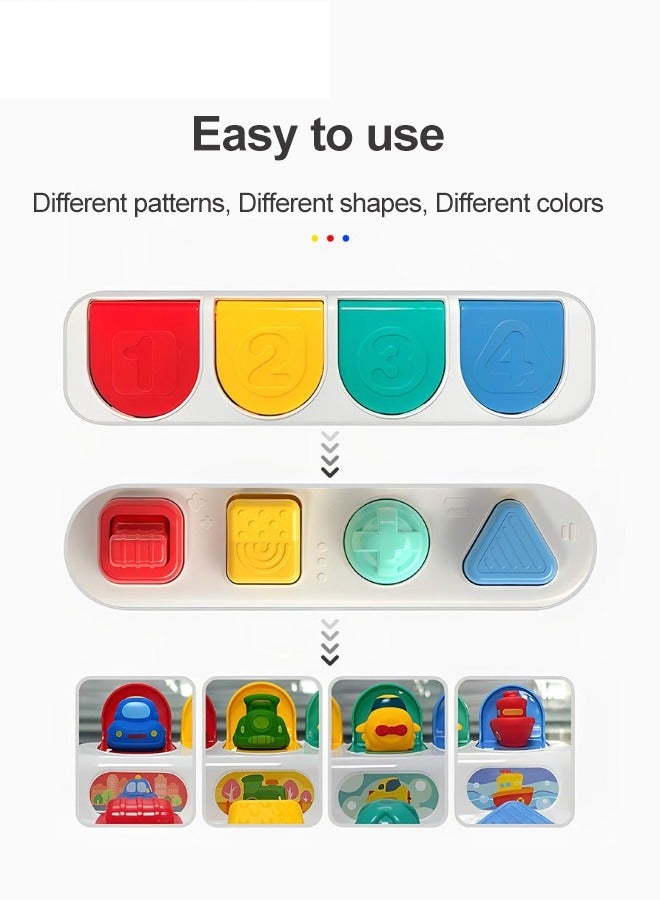 MIXDE Pop Up Cause and Effect Toy with ons Colors for Kids,Developmental Toys with Color Sorting Animal Toys Suitable for Toddlers Learning Educational Montessori Toys  - Image 3