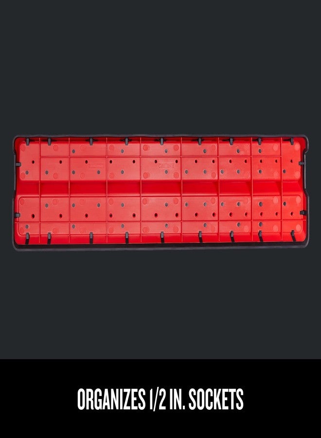 كرافتس مان حامل وتد المقبس، منظم تخزين علبة الأدوات من كرافتسمان، محرك 1/2 بوصة (CMMT99416) - Image 5