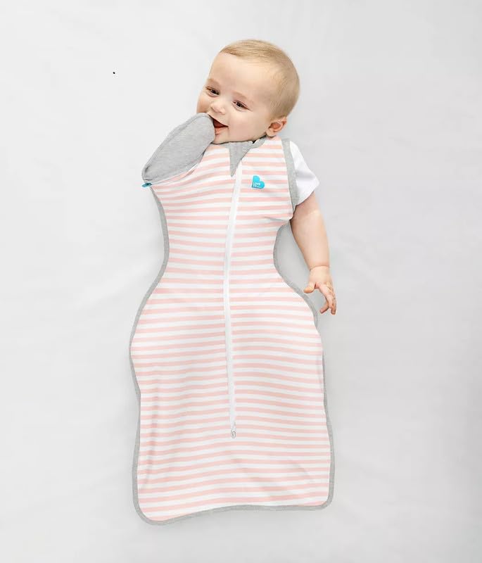 Love to Dream Swaddle Up Transition Swaddle, Patented Zip-Off Wings, Gently Help Baby Transition from Being Swaddled to Arms Free When Showing Signs of Rolling, 1.0 TOG, 19-24 lbs, Pink - Image 5