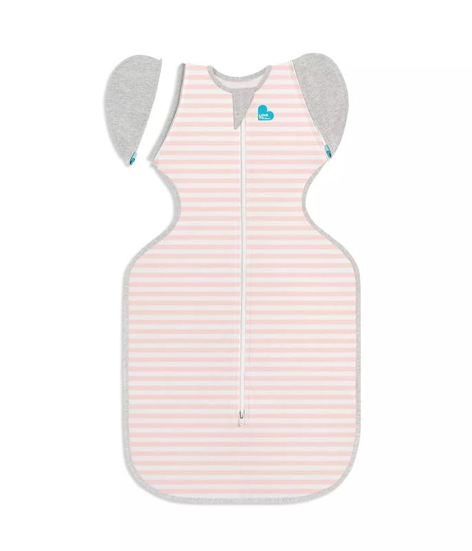 Love to Dream Swaddle Up Transition Swaddle, Patented Zip-Off Wings, Gently Help Baby Transition from Being Swaddled to Arms Free When Showing Signs of Rolling, 1.0 TOG, 19-24 lbs, Pink - Image 2