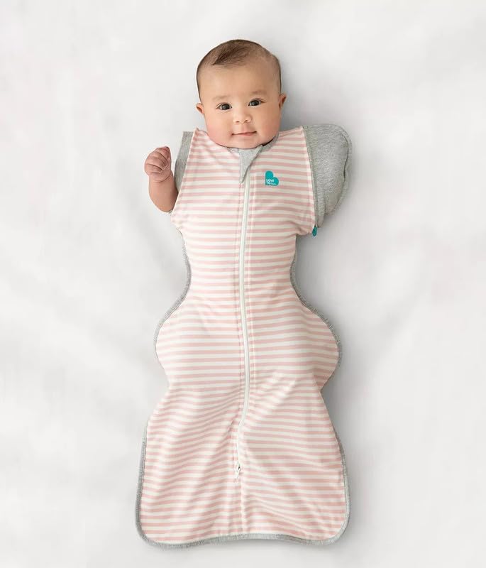 Love to Dream Swaddle Up Transition Swaddle, Patented Zip-Off Wings, Gently Help Baby Transition from Being Swaddled to Arms Free When Showing Signs of Rolling, 1.0 TOG, 19-24 lbs, Pink - Image 3