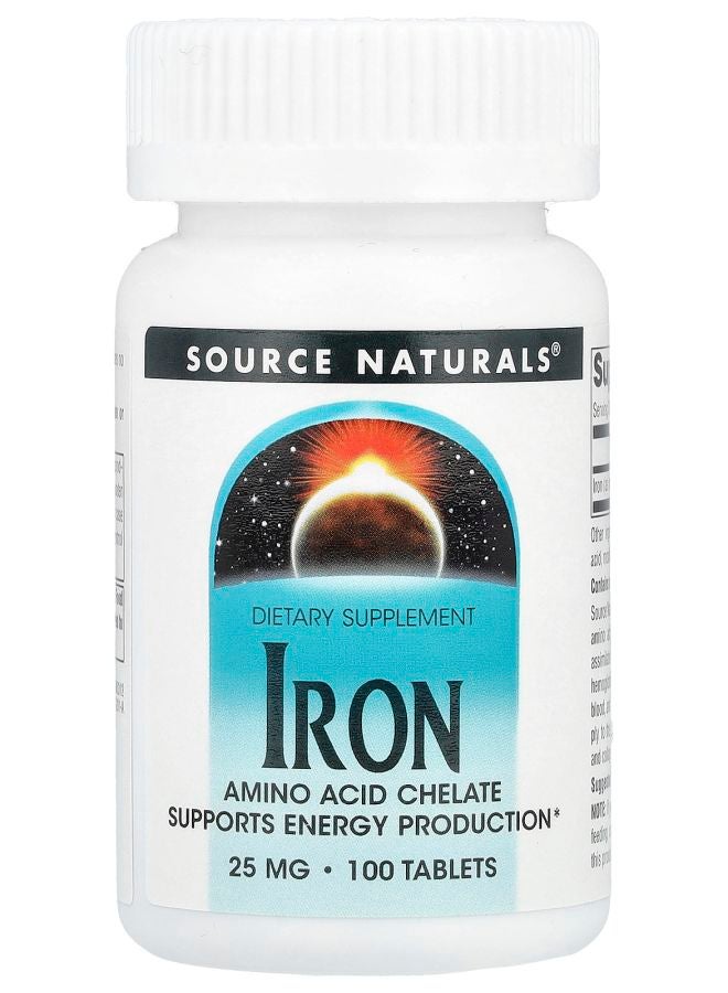 Iron 25 mg 100 Tablets