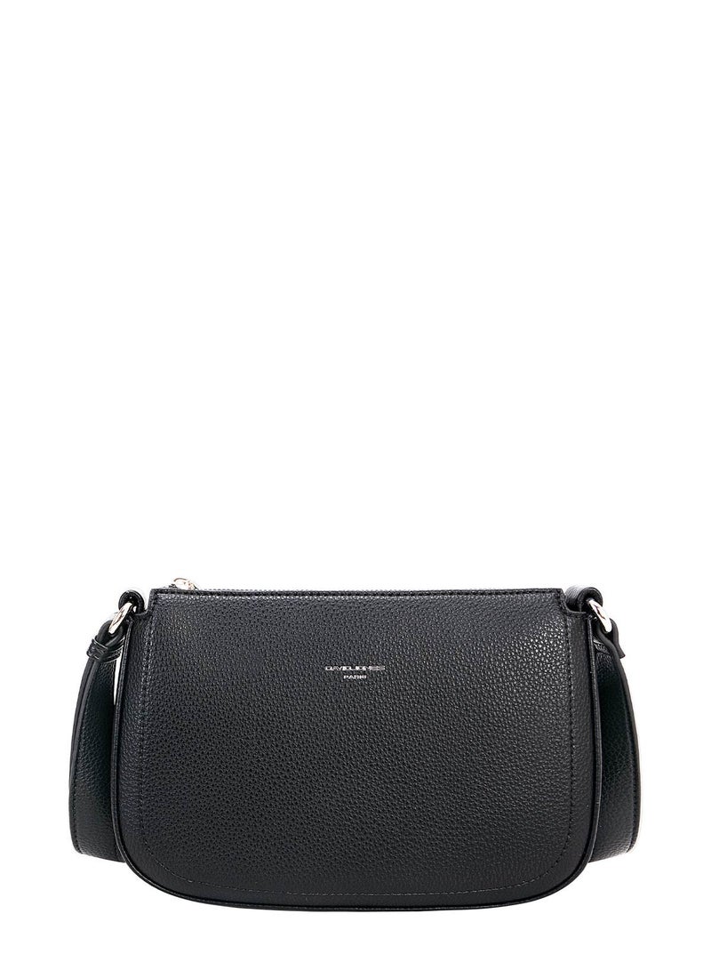 David Jones David Jones- Minimal Cross Body Semi Moon Bag for women model cm6708B- The original Casual style Dream bag- Faux leather cross body and shoulder bag - Image 1