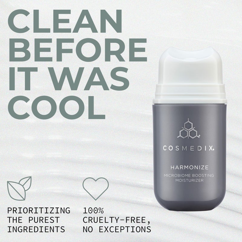 COSMEDIX Harmonize Microbiome Boosting Moisturizer - Ultra-Light Prebiotic Facial Skin Care Products for Softer, Smoother & Vibrant-Looking Skin - Face Lotion for All Skin Types - Image 5